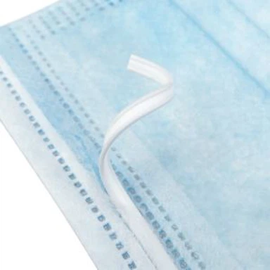 3 mm dvoujádrový plastový nosní drát pro obličejovou masku