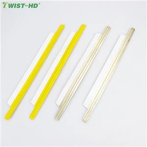 Lepidlo Kraft Papírové plechové kravaty pro pečení papírového sáčku