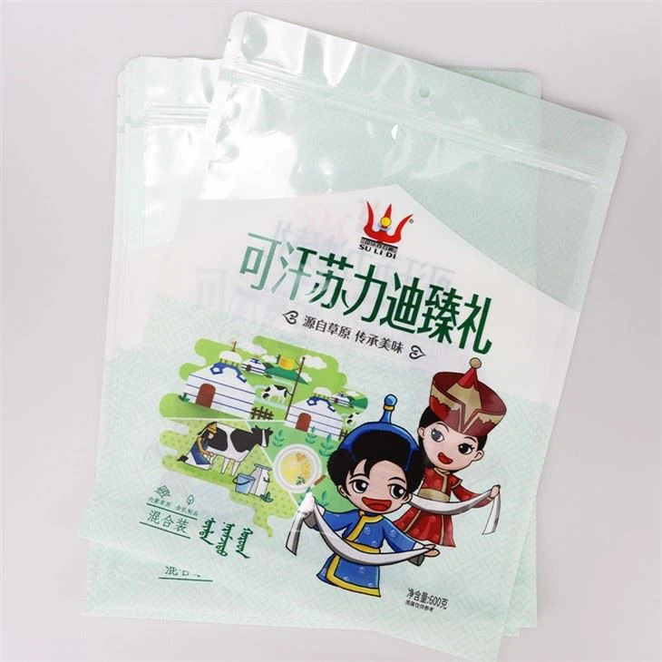 Milk Flake Packaging Zip Bags